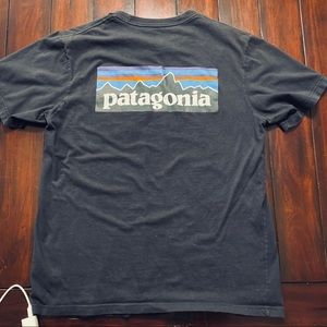 Black Patagonia Men’s T-Shirt short sleeve